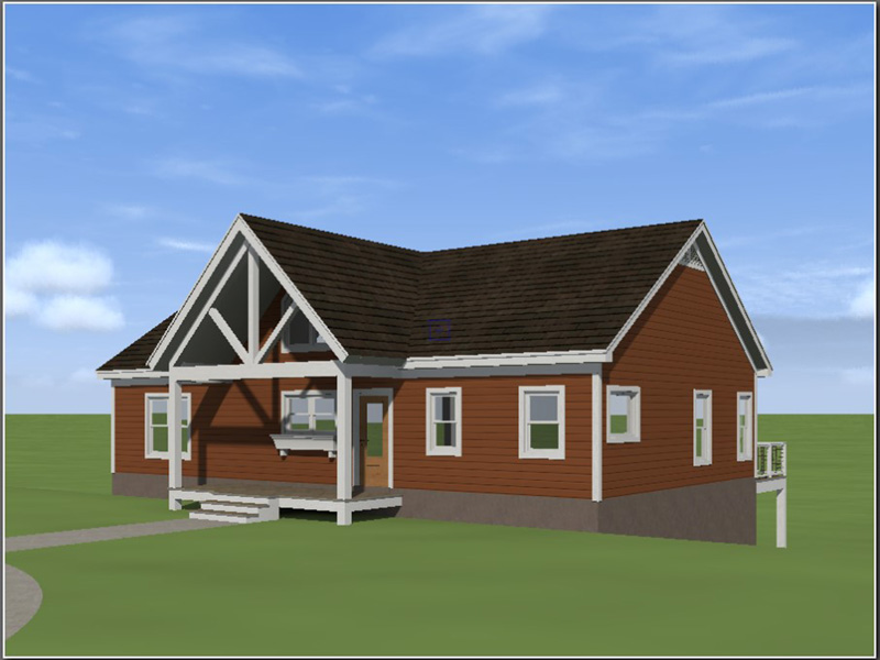 Farmhouse Plan Front Photo 01 - 141D-0392 - Shop House Plans and More