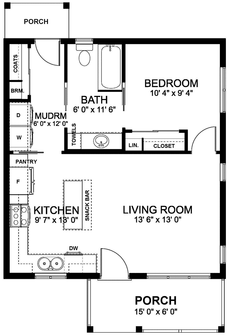 Hidden Cottage Craftsman Home Plan 144D-0013 - Search House Plans and More