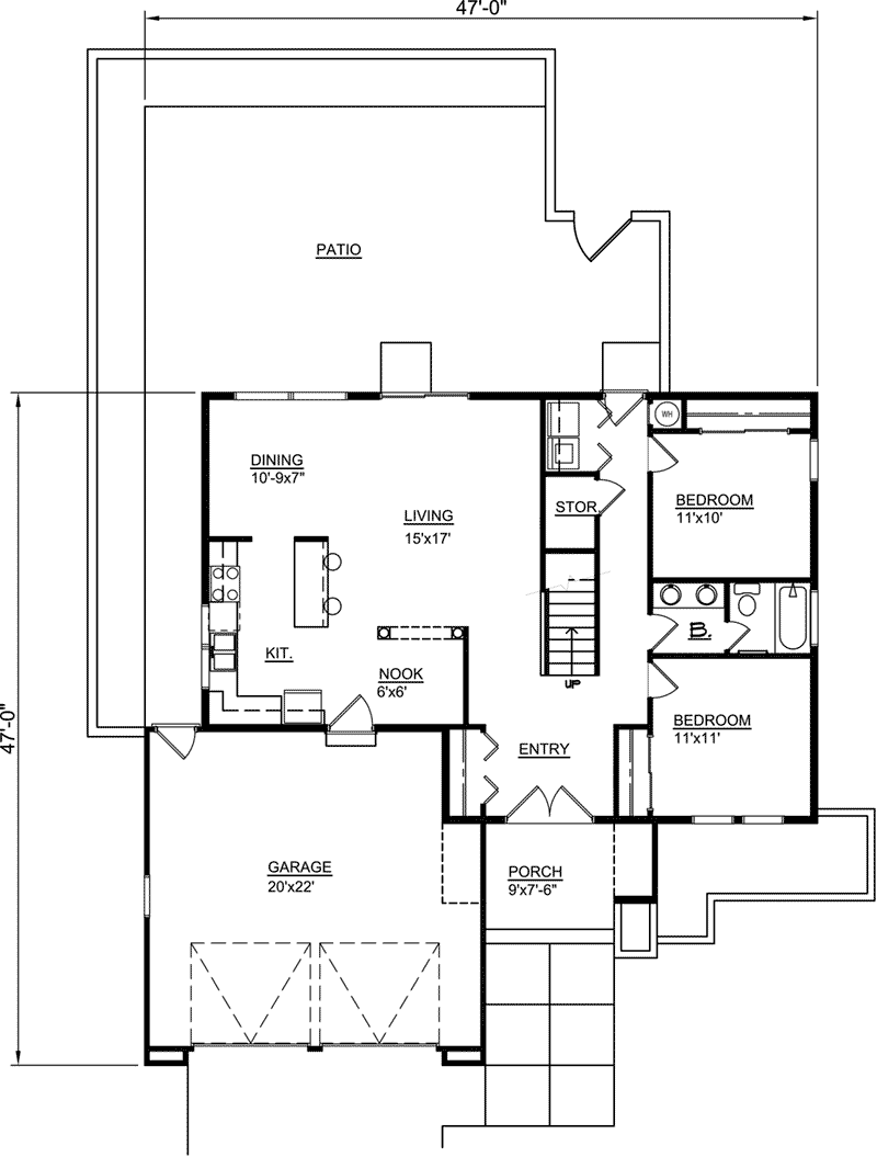 Plan 145D-0004 - Shop House Plans and More