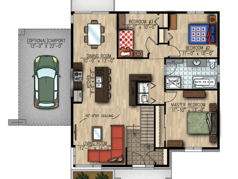 Plan 148D-0017 | House Plans and More