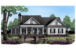 Beach & Coastal House Plan Front Image - Nancy Creek Country Farmhouse 149D-0007 - Shop House Plans and More