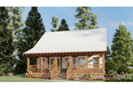 Cabin & Cottage House Plan Front of Home - Aspen Falls Acadian Style Home 155D-0005 - Search House Plans and More