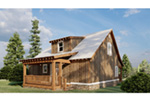 Cabin & Cottage House Plan Rear Photo 02 - Aspen Falls Acadian Style Home 155D-0005 - Search House Plans and More