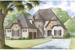 Rustic House Plan Front Image - Ivy Cottage European Home 155D-0007 - Search House Plans and More