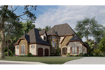 Luxury House Plan Front of Home - Ivy Cottage European Home 155D-0007 - Search House Plans and More