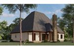 Luxury House Plan Rear Photo 01 - Ivy Cottage European Home 155D-0007 - Search House Plans and More