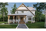 Acadian House Plan Front of House 155D-0016