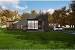 Modern House Plan Front of House 155D-0019