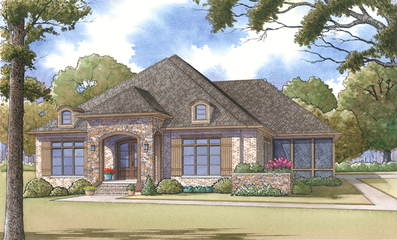 European House Plan Front Image - Hanover Manor European Home 155D-0020 - Search House Plans and More