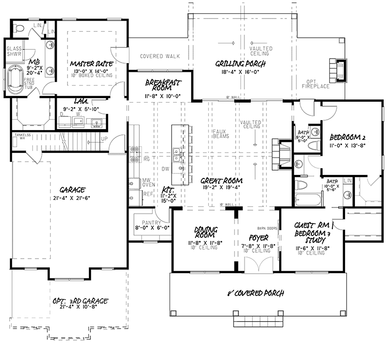 Plan 155D-0134 - Shop House Plans and More