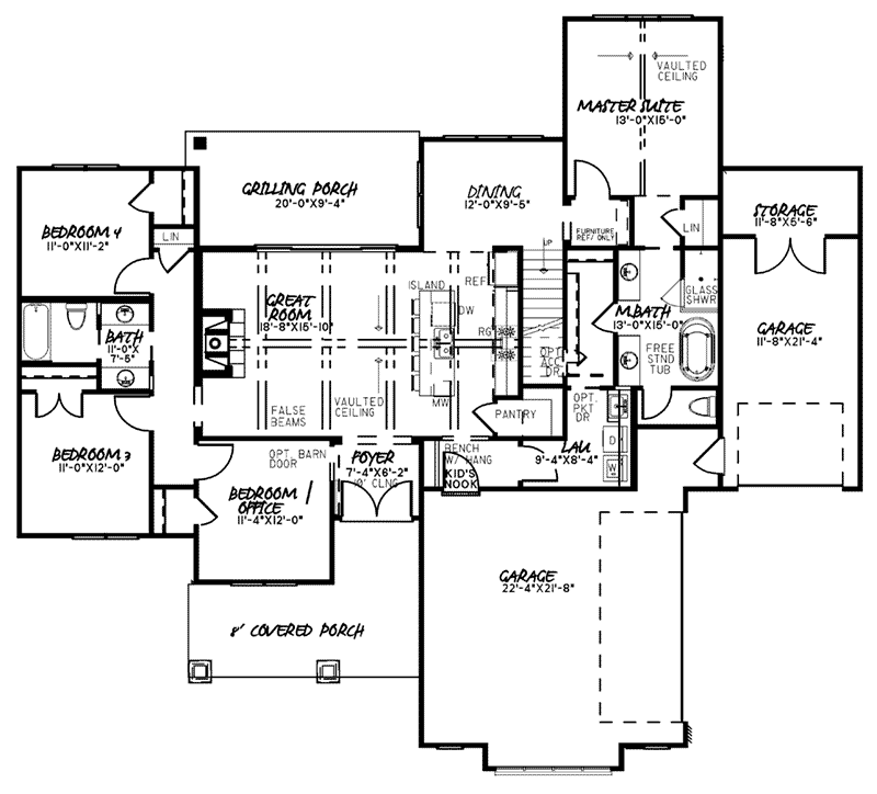 Plan 155D-0148 - Shop House Plans and More