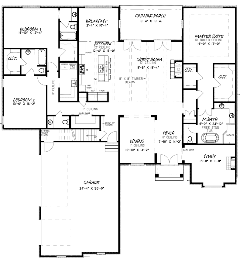 Plan 155D-0172 - Shop House Plans and More