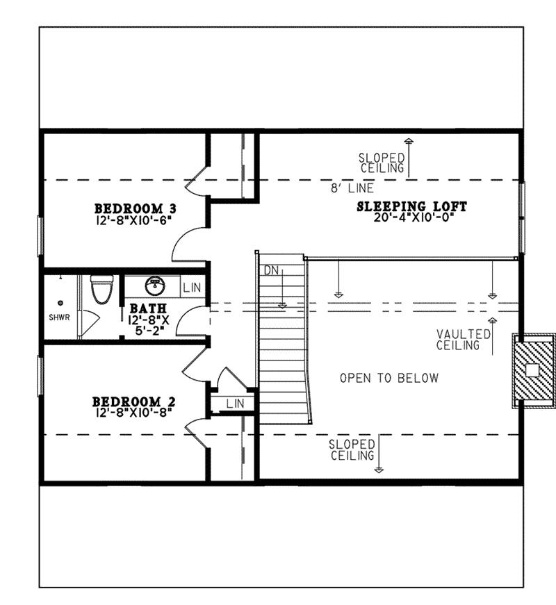 Plan 155D-0208 - Shop House Plans and More