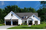 European House Plan Front of Home - Elmstead Farm Modern Farmhouse 155D-0265 - Search House Plans and More