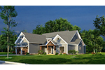 European House Plan Front Photo 03 - Elmstead Farm Modern Farmhouse 155D-0265 - Search House Plans and More