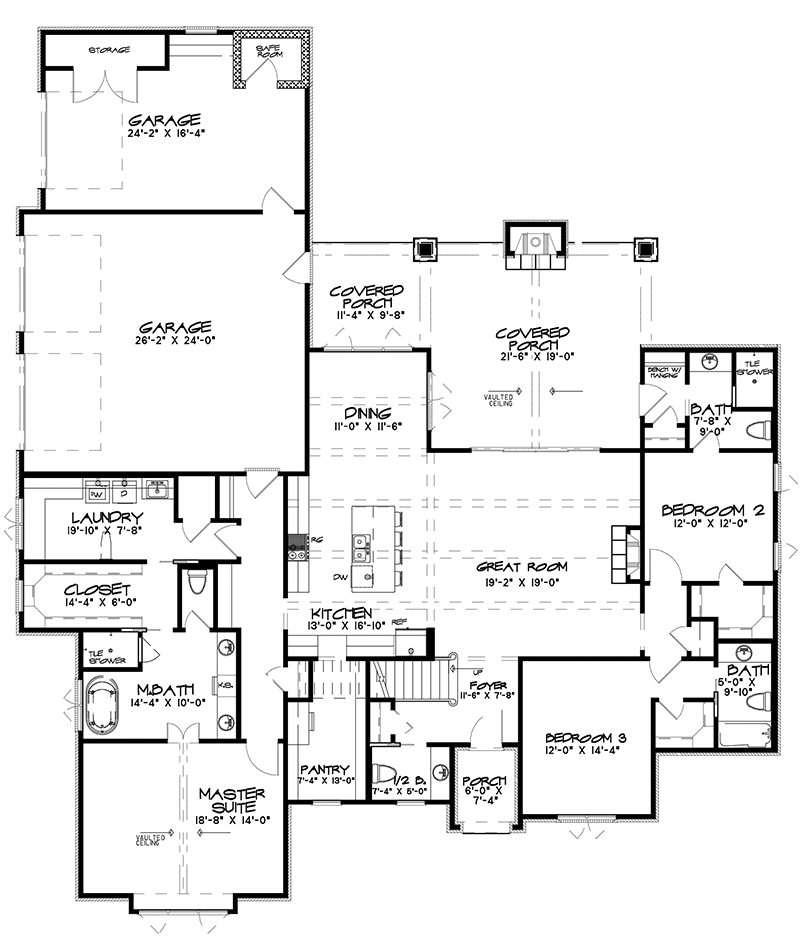 Plan 155D-0282 - Shop House Plans and More