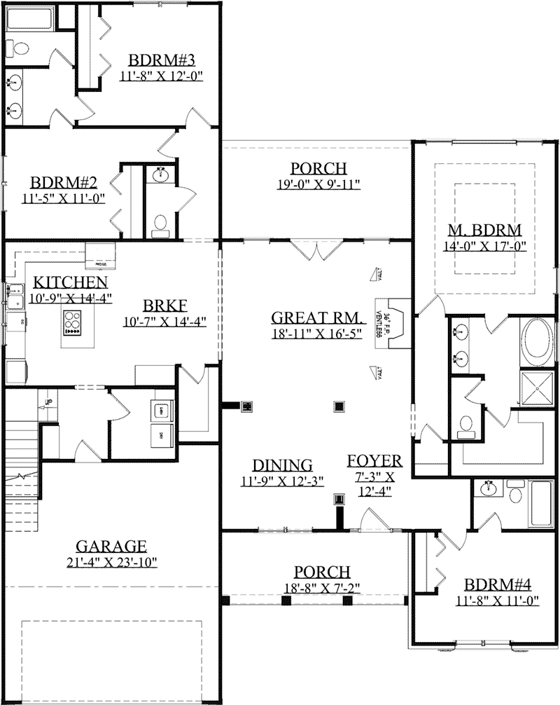 Moore Hill Traditional Home Plan 157D0016 Shop House Plans and More