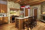 Traditional House Plan Kitchen Photo 01 - Castle Hill Luxury Home 163D-0001 | House Plans and More