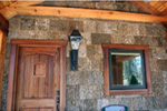 Log Cabin House Plan Door Detail Photo 01 - Cub Creek Rustic Small Home 163D-0004 - Search House Plans and More