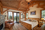Log House Plan Master Bedroom Photo 01 - Deer Park Lane Rustic Home 163D-0005 | House Plans and More