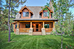 Cabin & Cottage House Plan Front of Home - Laramie Hill Log Cabin Home 163D-0006 | House Plans and More