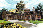 Craftsman House Plan Front Image - Pinehurst Lane Rustic Home 163D-0008 | House Plans and More