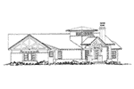 Craftsman House Plan Front Elevation - Pinehurst Lane Rustic Home 163D-0008 | House Plans and More