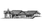 Ranch House Plan Front Elevation - Waterton European Home 163D-0015 - Shop House Plans and More
