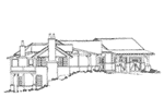 Ranch House Plan Left Elevation - Waterton European Home 163D-0015 - Shop House Plans and More