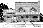 Traditional House Plan Front Elevation - Winterpark Craftsman Home 163D-0016 | House Plans and More