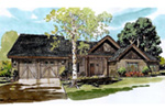 Rustic House Plan Front Image - Decker Lake Ranch Home 163D-0017 - Search House Plans and More
