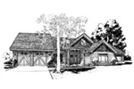 Rustic House Plan Front Image of House - Decker Lake Ranch Home 163D-0017 - Search House Plans and More