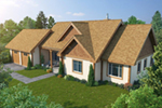 Ranch House Plan Front of House 163D-0017