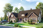 Farmhouse Plan Front Image - 163D-0019 | House Plans and More