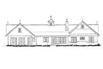 Modern Farmhouse Plan Rear Elevation - 163D-0020 | House Plans and More