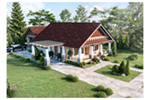 Craftsman House Plan Front of House 163D-0021