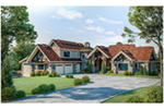 Country French House Plan Front of House 163D-0022