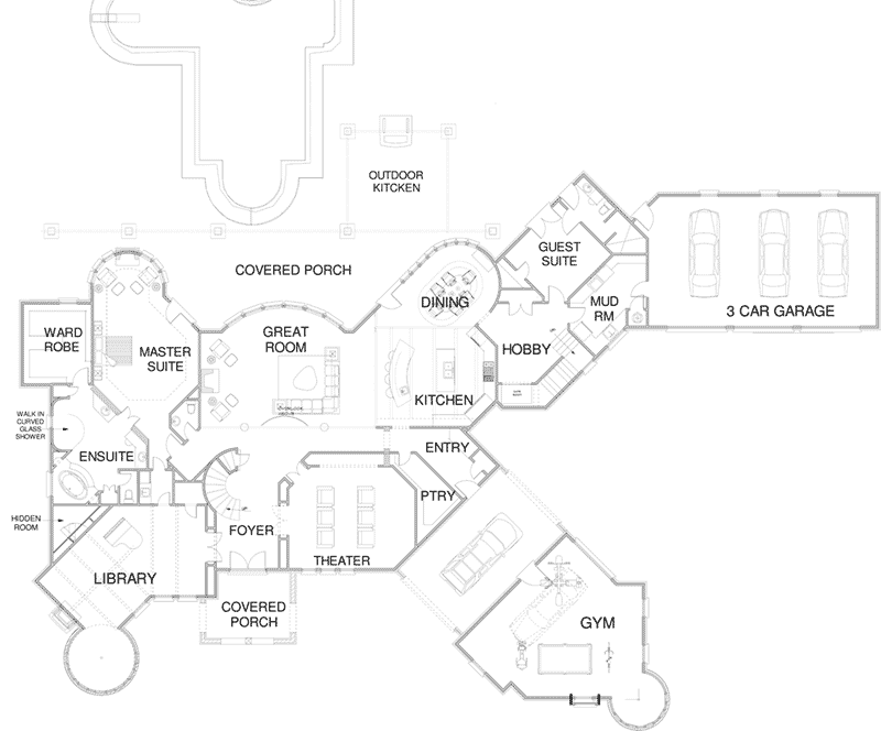 Lilly Manor Luxury Home Plan 164D-0006 - Shop House Plans and More