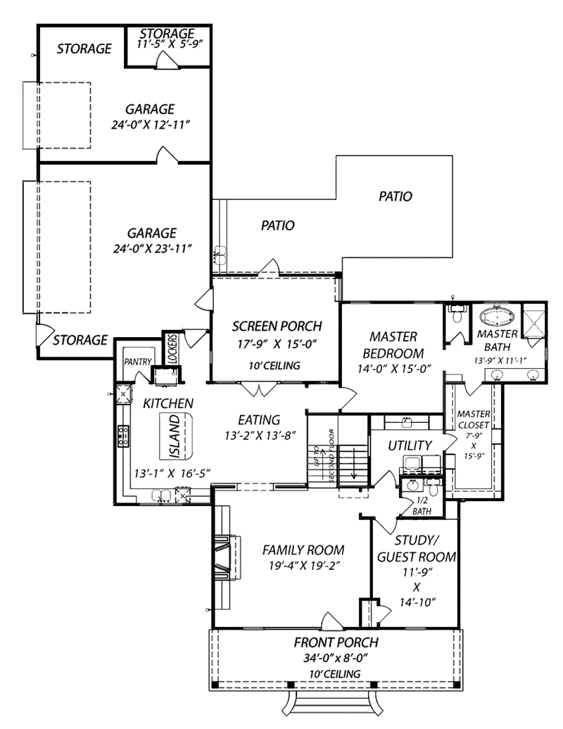 Sanders Lake Modern Farmhouse Plan 170D-0003 - Shop House Plans and More