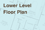 Prairie House Plan Lower Level Floor - Neva Canyon Modern House with Elevator - Shop House Plans and More